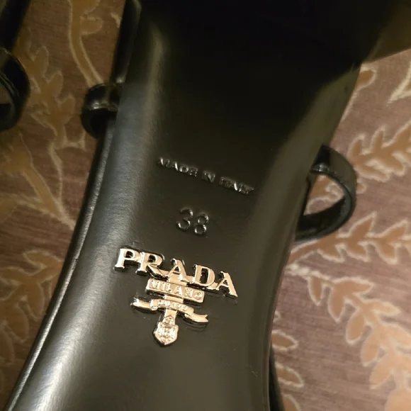 Prada Black Slingback Heels - Picture 12 of 16